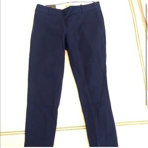 Size 6 navy j-crew pants